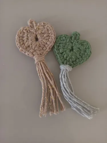 CHAVEIRO CORAÇÃO DE CROCHÊ ?