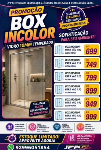 Portas Janelas e Box Blindex