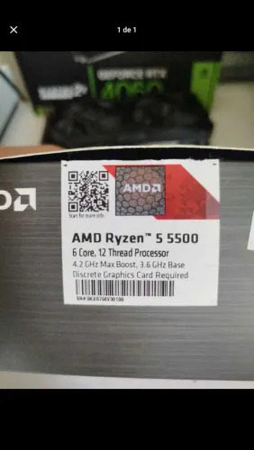 Processador Ryzen 5 5500