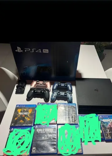 Ps4 pró na caixa