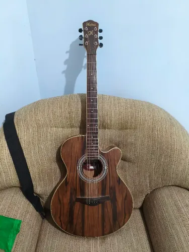Violão Eletroacústico Hofma HMA-285 SNT Natural Aço Usado