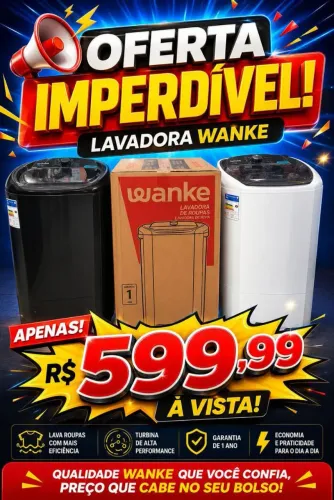 TANQUINHO DE LAVAR ROUPA WANK 10KG VENDEMOS NO ATACADO TAMBEM