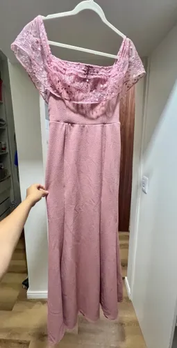 Vestido de festa, madrinha ou formatura Rosa/rosê M