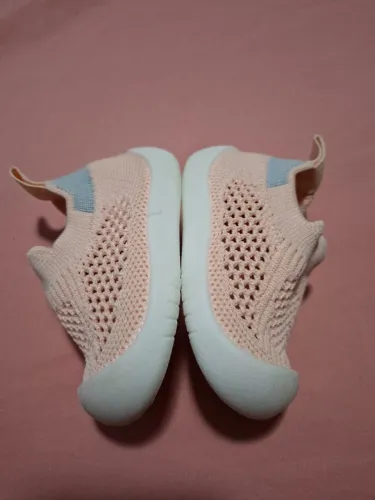 Tênis bebê rosa tamanho 11,5cm
