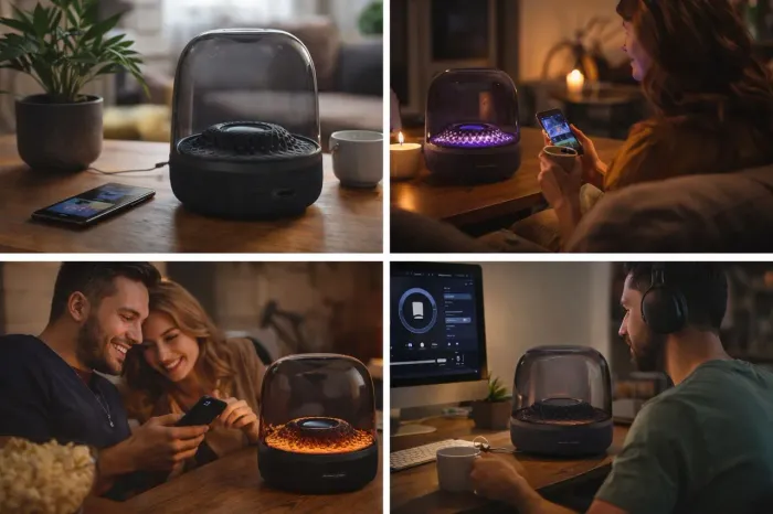 Caixa de som aura Studio 