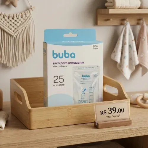 Saco para Armazenar Leite Materno - 25 unidades BUBA