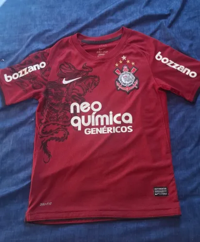 Camisa Corinthians tamanho M infantil