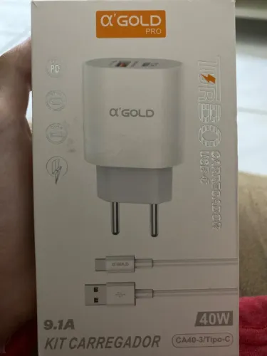 Kit carregador turbo USB-C