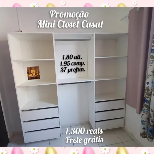 Mini closet casal 