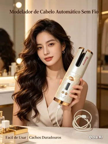 Modelador de Cabelo Sem Fio