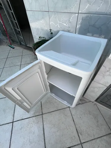 Gabinete Plástico Com Tanque Astra Branco - Sem Uso (Bairro Portão)