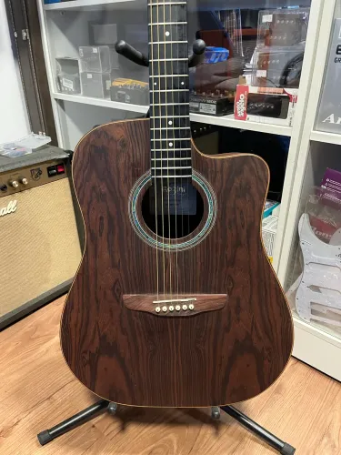 Violão Rozini Rx315at-ct P.brasil Folk 6c Cutway Ativo Louro