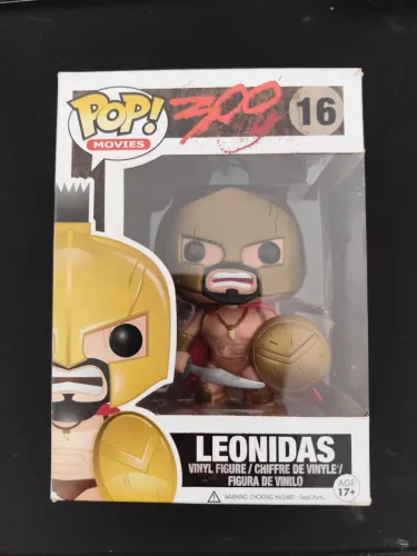 Funko Pop Movies 300 Leonidas #16 Original (Ano 2012 - Raridade Vaulted)