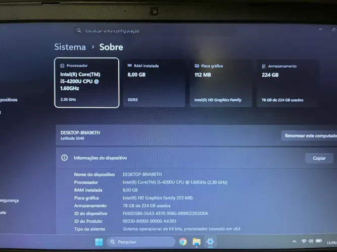 Notebook Dell