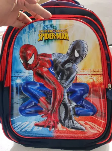 Mochila Homem Aranha Infantil Costas