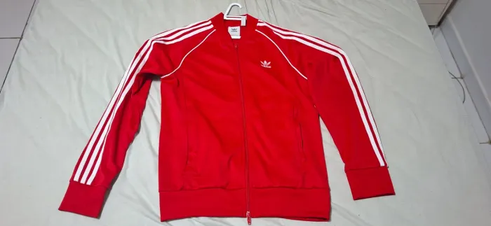 Jaqueta Vermelha adidas Nova, Sem Uso.