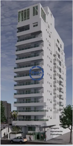 Empreendimento na Planta a 50 metros da praia do Embaré, 2 suítes