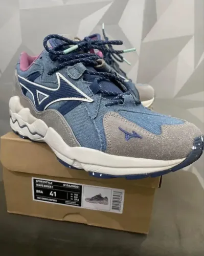 Tênis Mizuno Wave Rider 1 Sportstyle Jeans Camurça Original (Usado)