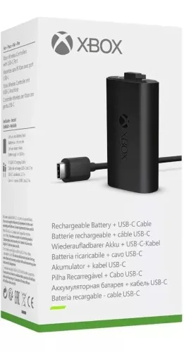 Bateria Para Controle Xbox Series X|S Cabo Tipo C 1400 mAh