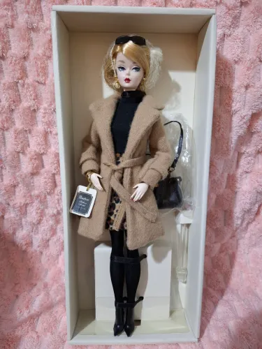 Barbie Fashion model Classic Camel Coat (2016)