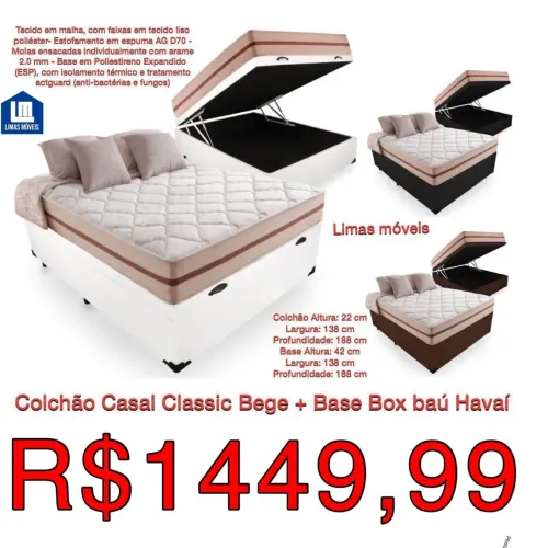 Cama box casal