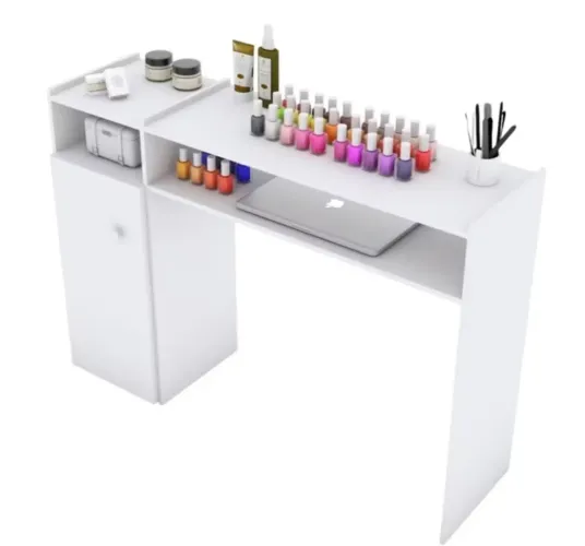 Vendo mesa nails designer+apoiador de mão+sugador de pó+duas cabines e um motor porquinho
