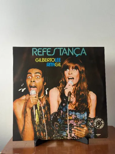 Lp Vinil Rita Lee E Gilberto Gil - Refestança Lp Amarelo Remasterizado