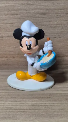 Boneco miniatura Mickey cozinheiro  - Applause Disney