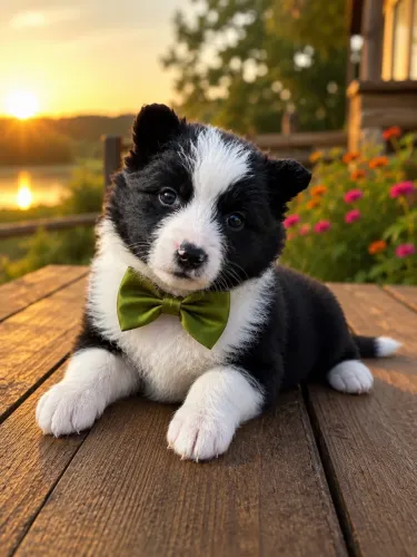 Machinho lindo de Border collie 