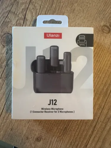 microfone ulanzi j12 lacrado