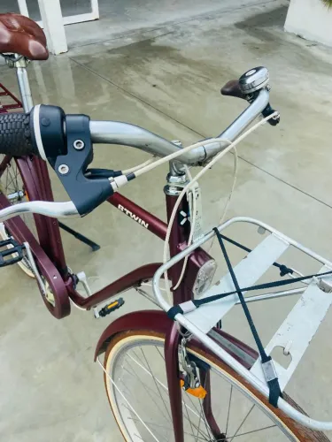 Bicicleta urbana btwin retrô masculina