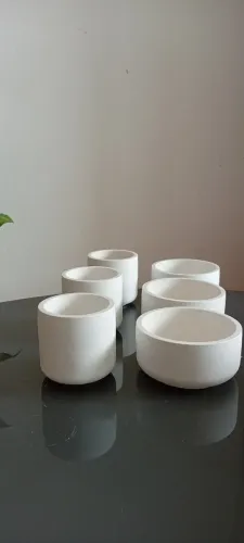 Pote Para Vela Decoração e Decopage De Gesso 