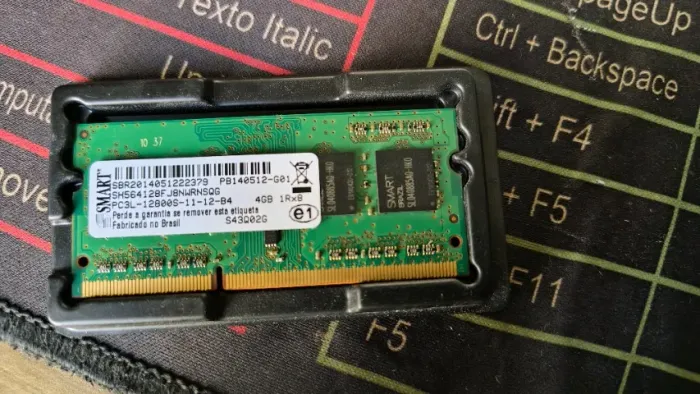 Kit Memória RAM Notebook 8GB (2x 4GB) DDR3L 1600MHz Smart