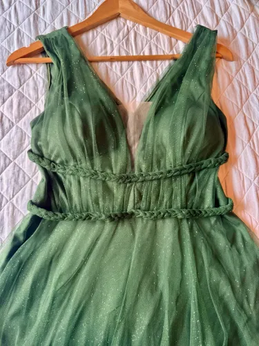 Vestido de festa verde Oliva