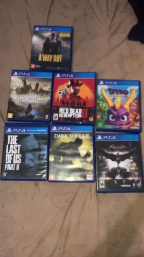 lote jogos ps4 *68)