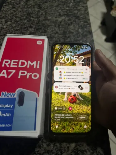 A7 pro celular redmi 128gb muito novo
