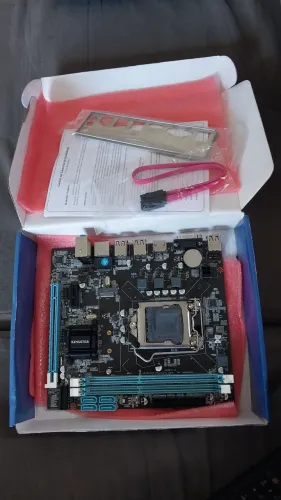 Placa mãe 1155 ddr3 nova