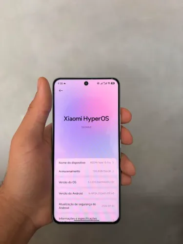 Xiaomi Redmi Note 15 Pro 256GB 8GB RAM Azul Original Muito Novo!! Oportunidade