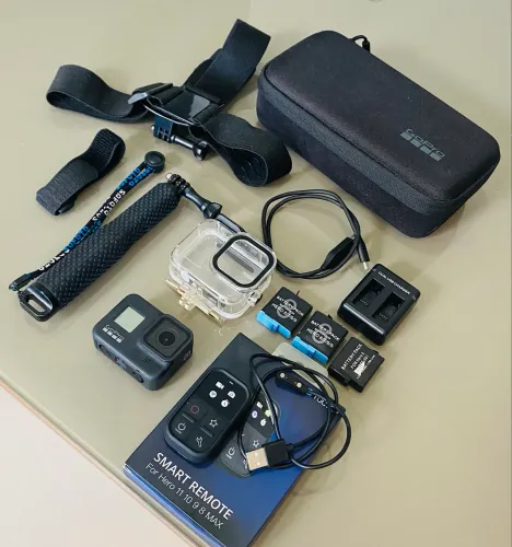 Gopro Hero 8 Black 5k Cor Preta + Acessórios