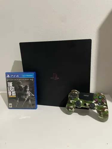 Ps4 pró - 1 terá - SEMI NOVO - completo