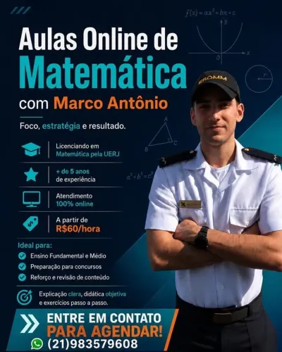 Aulas de Matemática - Acompanhamento, Reforço e Concursos
