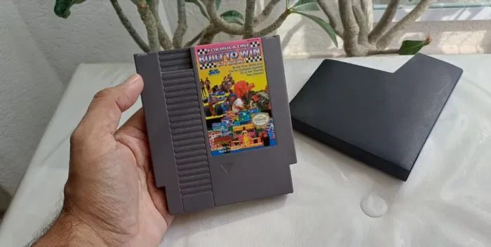 Jogo Formula One Built To Win Raro Nes 72 Pinos Impecável