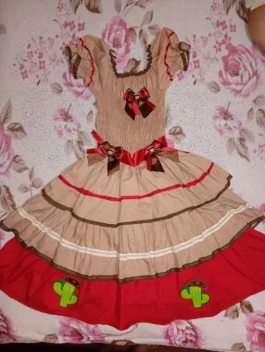Vestido quadrilha