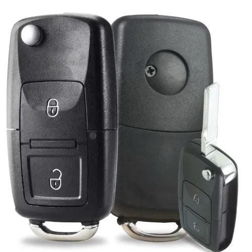 Chave Canivete Volkswagem completa 2 botões 