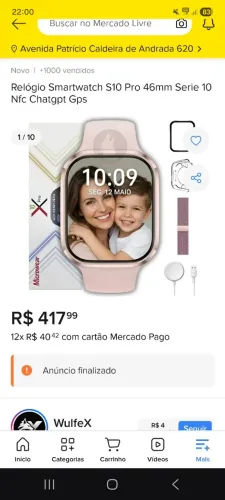 Vendo smartwatch Microwear 10xpro. 