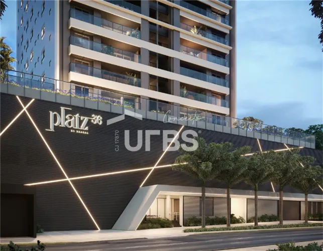 Apartamento à venda com 144m², 3 suítes, 2 vagas e churrasqueira a carvão no Platz 36.