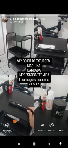 Faço tudo por 1500 só pegar e tatuar