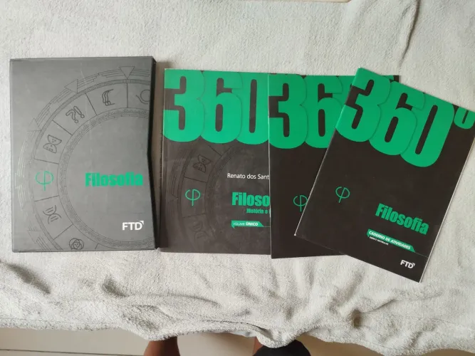 Box Filosofia 360° FTD - Volume Único + Cadernos (Renato dos Santos)