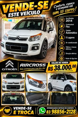 Citroen Aircross Exclusive 1.6 Flex 16V 5P Aut. 2014