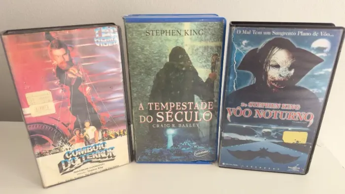VHS Filmes Stephen King - 3 Filmes de Terror